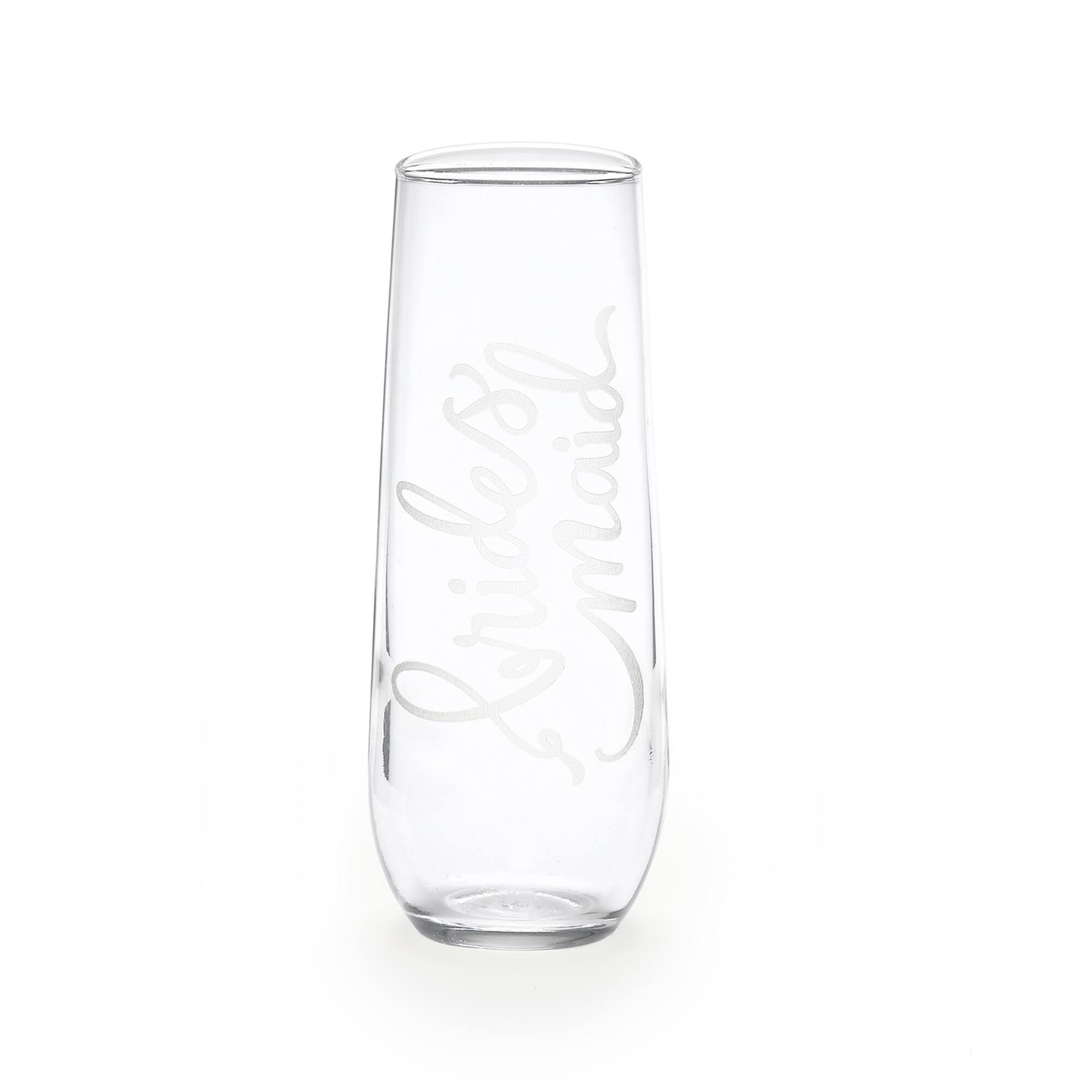 Hortense B. Hewitt Co. Bridesmaid Stemless Champagne Flute
